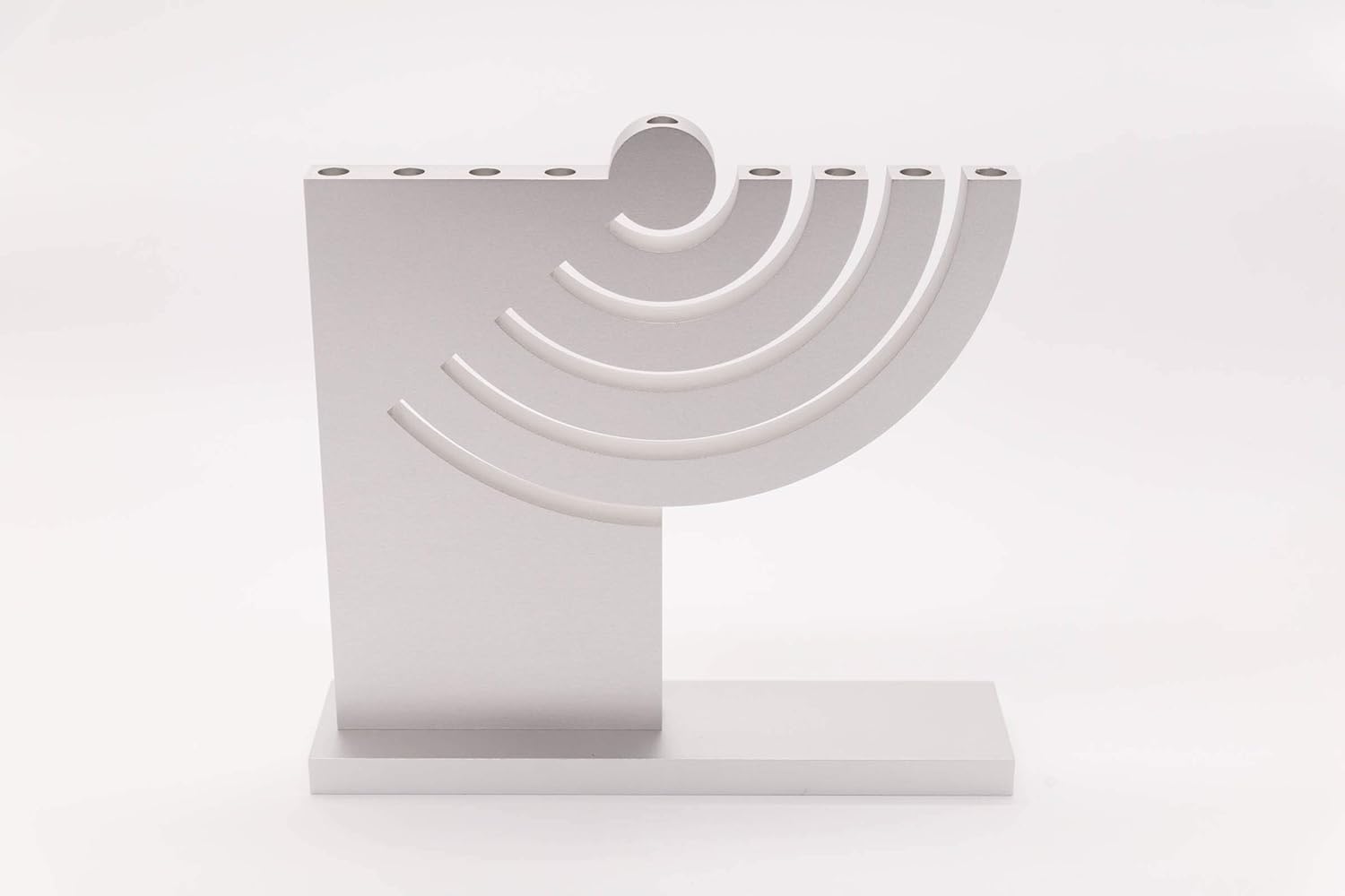 Modern Hanukkah Menorah (Silver) by Modernica Designs