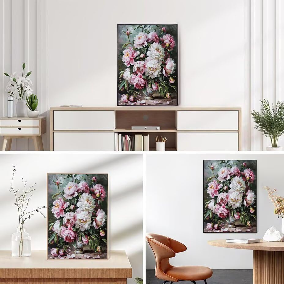 Diamant Painting 40x50 cm Fleurs Broderie 5D Point de Croix Set - 7