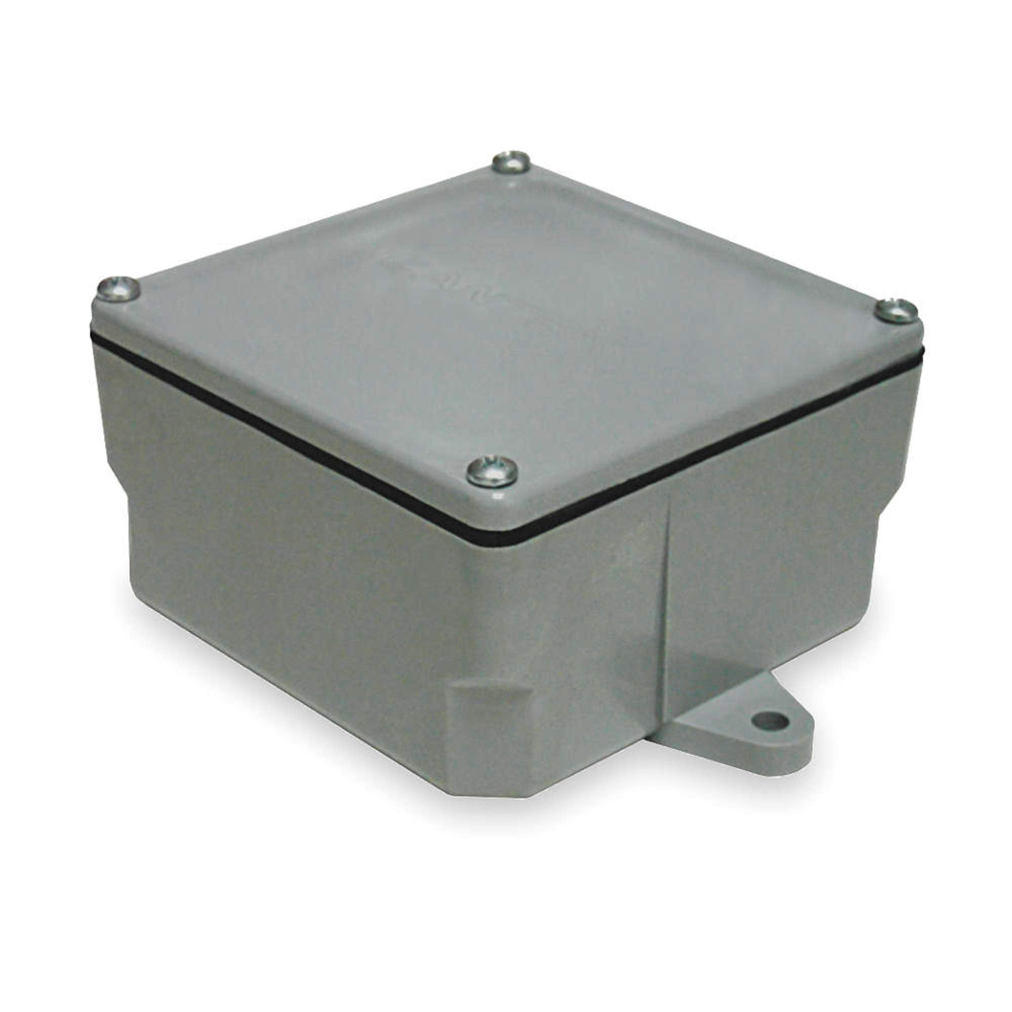 Electrical Box, PVC, 4.396X4.396X4.50