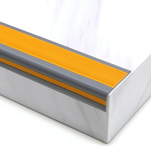 Escalera antideslizante de vinilo para escaleras, autoadhesivo, antideslizante, peldaños de goma flexible, protector de bordes, moldura para usos en