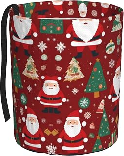 Cute Santa's Gift Hanging car Trash can, Practical and Convenient, Suitable for Multiple car Models, Providing Ideal Storage Space