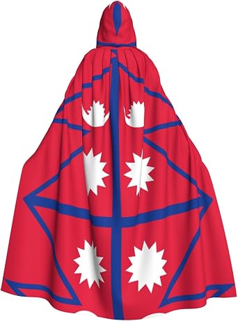 Hood Cloak,Hooded Cape Cloak,Halloween Witch Wizard Raven Vampire Cosplay Costume,Flag of New Hampshire