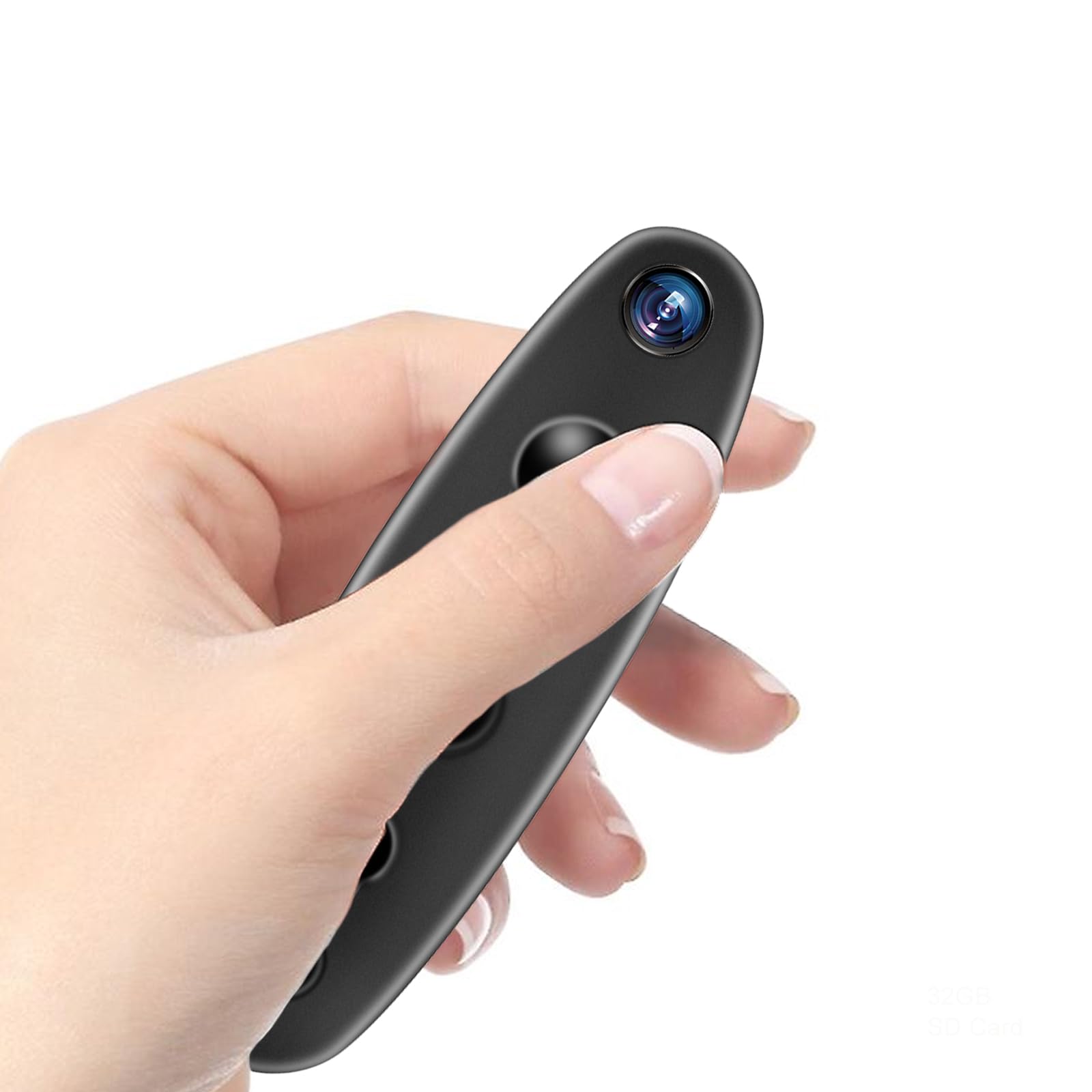Mini Body Camera,1080P Mini Detector Camera with Motion Detection, Indoor Security Nanny Cam for Home/Office/Pet Monitor, Video Recorder No WiFi Needed No Audio Black-image-25