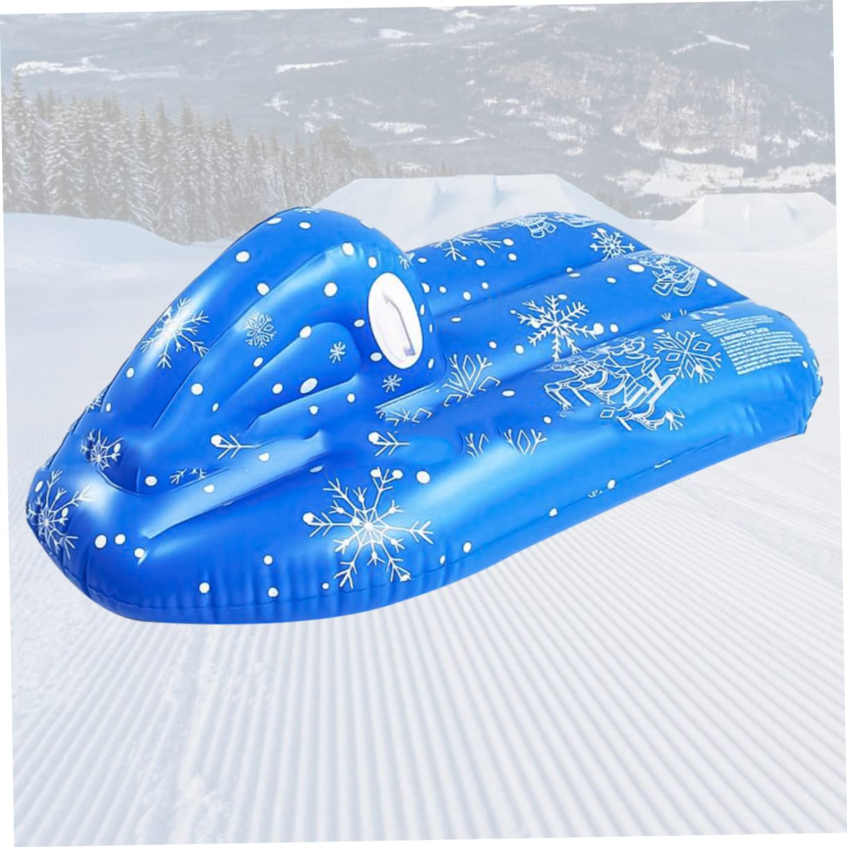BESPORTBLE Winter Snow Tube for Boys and Girls Inflatable PVC Skiing Ring Sled Heavy Duty Inflatable Skiing Tube
