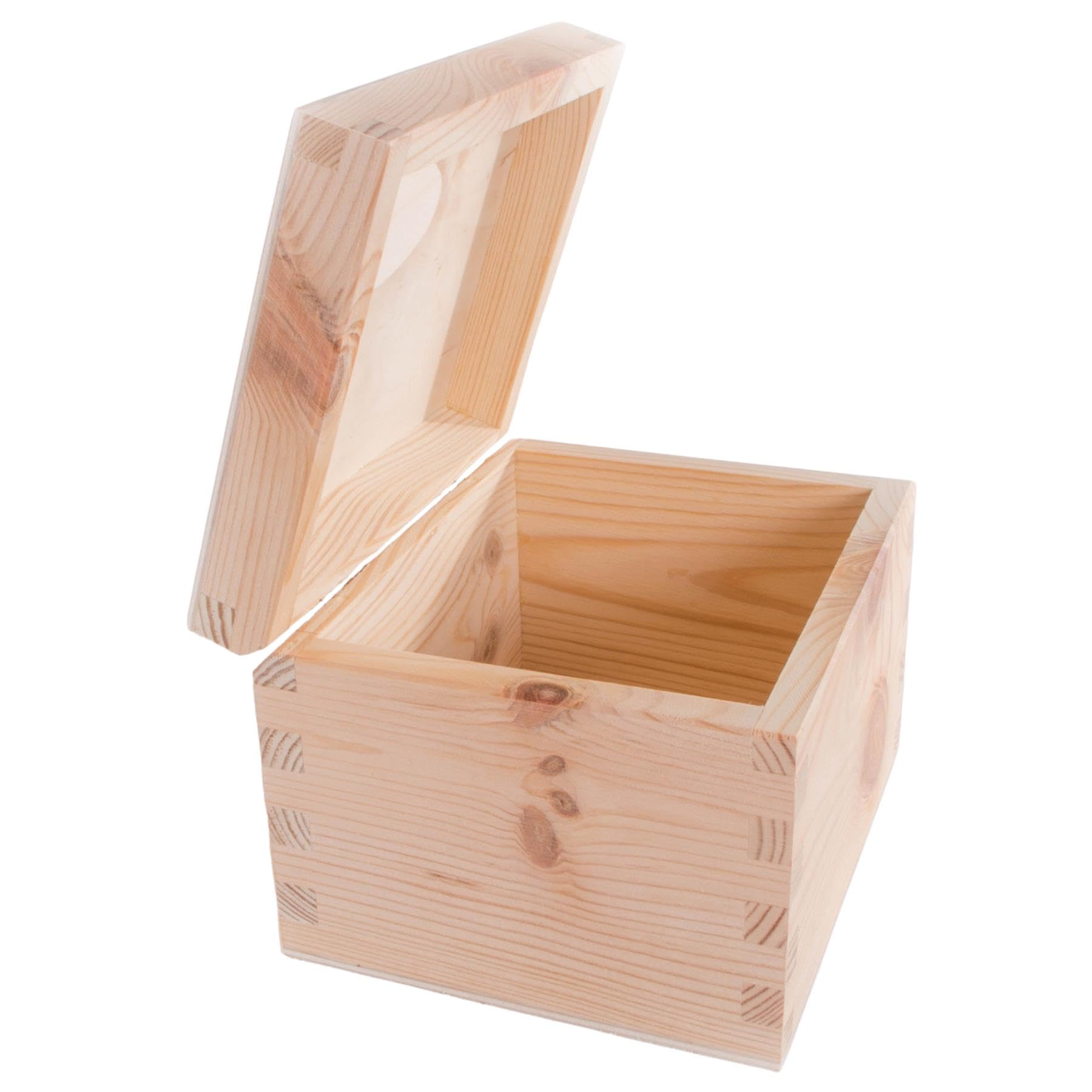 Holzbox Mit Deckel & Verschluss – Unbehandelt, Aus Kiefernholz (30 X 14 X 11 Cm), Ideal Zum Basteln, Bemalen Oder Als Aufbewahrung