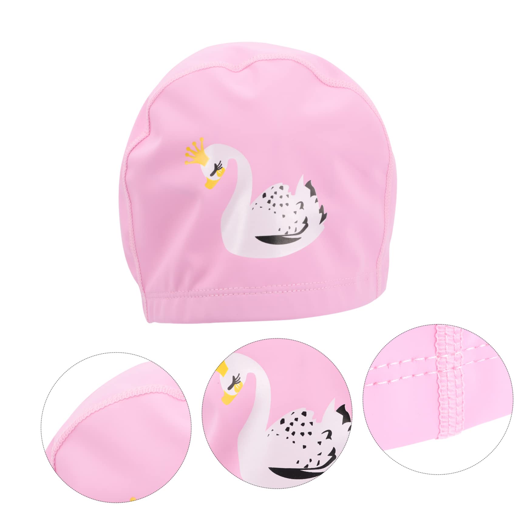 Gorro De Natación para Niños De 3 Piezas Gorro De Natación Unisex Gorro De Natación De Silicona para Niños Pelo Largo Pelo Corto Gorro De Natación para Niños Gorro De