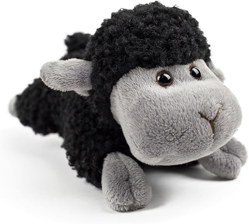 Miniatura 4 de BABY FRANKIEZHOU Peluche de cordero de oveja, suave y lindo juguete de peluche de cordero negro, juguetes de peluche de ovejas para niños, regalos
