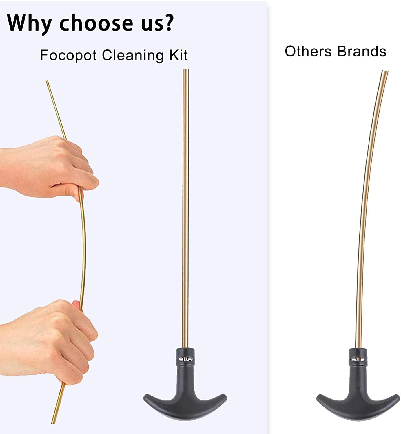 Gun Cleaning Kit for .308 5.56 .223 7.62 Cal,Universal Gun Cleaning Kit for Rifle Pistol Hunting Handgun Shotgun All Guns