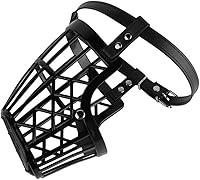 Vista 4 de Cubierta ajustable para bozal de la boca de la cesta para el entrenamiento del perro, control de mordida de ladrido para perro pastor alemán