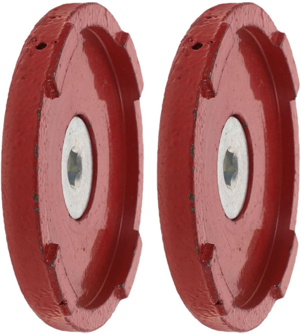 Zerodeko 2pcs Heavy-Duty Wheel Dock Stabilizer Dual Pump Mechanism for Trailers and Rvs Rubber Jack Pads for Enhanced Lifting Speed and Stability