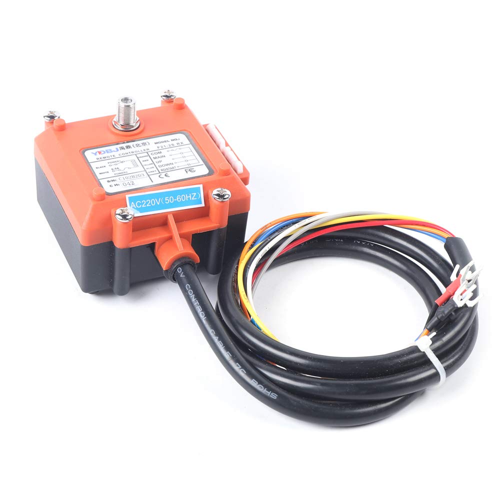 220V Télécommande de grue sans fil, télécommande radio pour treuil à câble, treuil de levage à câble, télécommande sans fil pour grue à pont, treuil pour remorque basculante industrielle