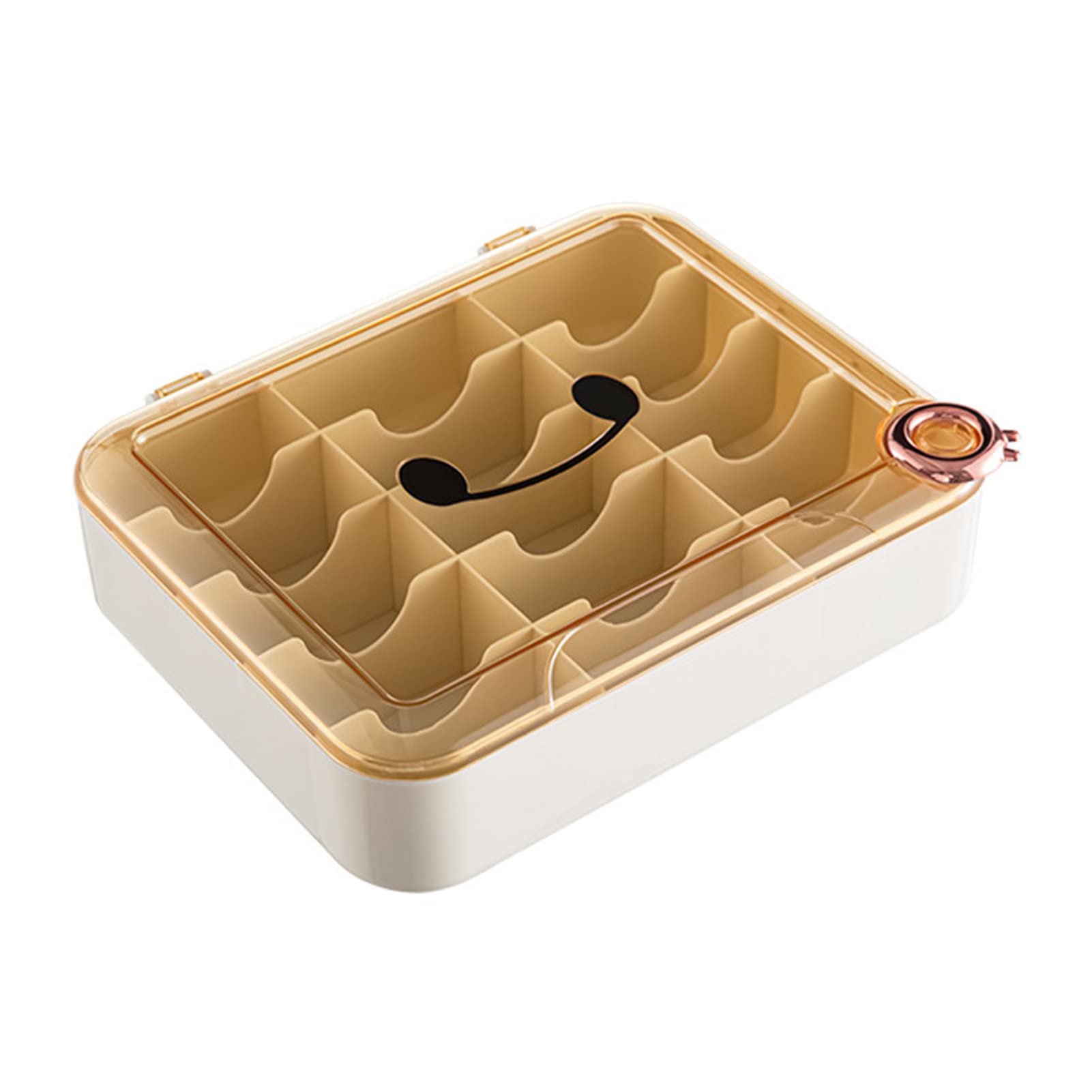 Valink Scatola Portaoggetti Con Coperchio E Scomparti - Organizer Pieghevole Per Cassetti, Reggiseni, Calzini, Cravatte (Materiale PP) - 2