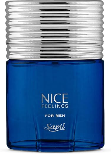 Sapil Nice Feelings Men Blue Perfume Eau De Toilette, 75ml For Men (Imported From U.A.E) Rose
