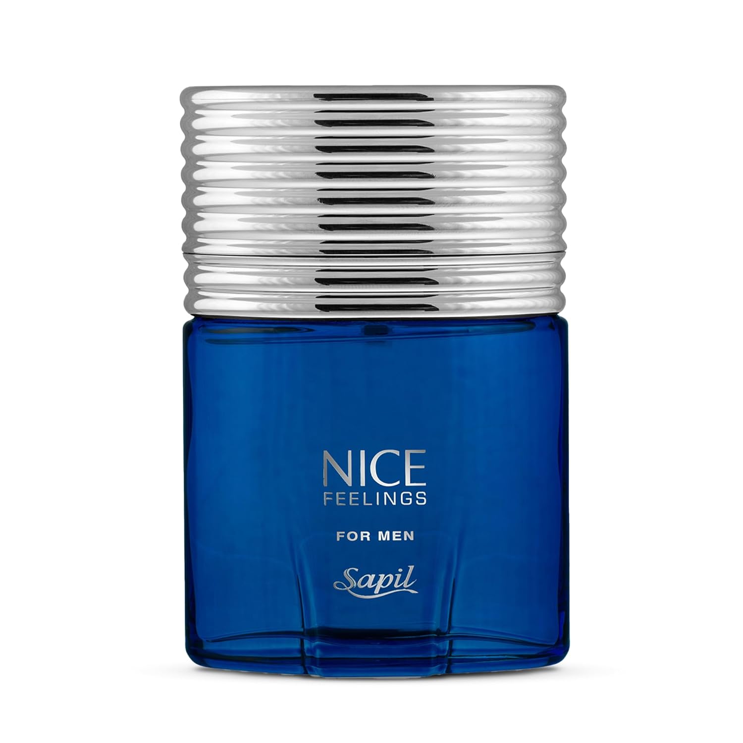 Sapil Nice Feelings Blue Perfume for Men – Long-lasting Dubai Perfume, Aromatic Aquatic EDT Spray, 2.5 Oz (75 ml) – Arabic Cologne for Daily Use