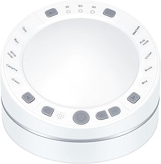 Unionway White Noise Machine, Portable Sleep Sound Machine for Baby and Adult, Battery Powered Sleep Therapy for Home and Travel - GH-007
