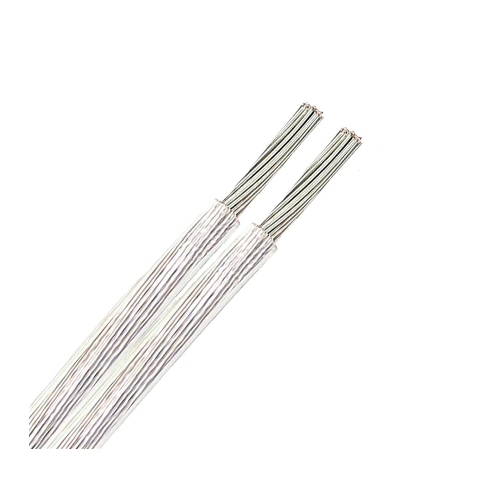 5-100m 2-pinowy Przezroczysty Przewód Elektryczny Kabel 22 20 18 AWG Głośnik Do Taśmy Świetlnej Słuchawki Audio Nagłośnienie Samochodowy(100m 18AWG)