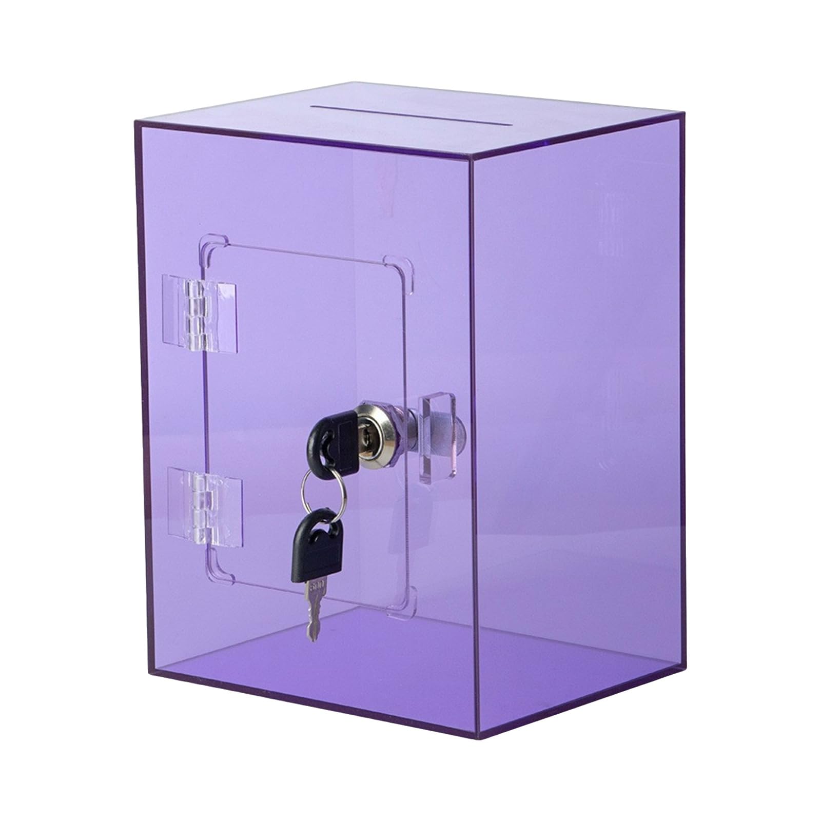 Functional Clear Money Saving Box with Lockable Premium Cash Storage Container Money Saving Box for Families Large Clear Savings Jar for Adults