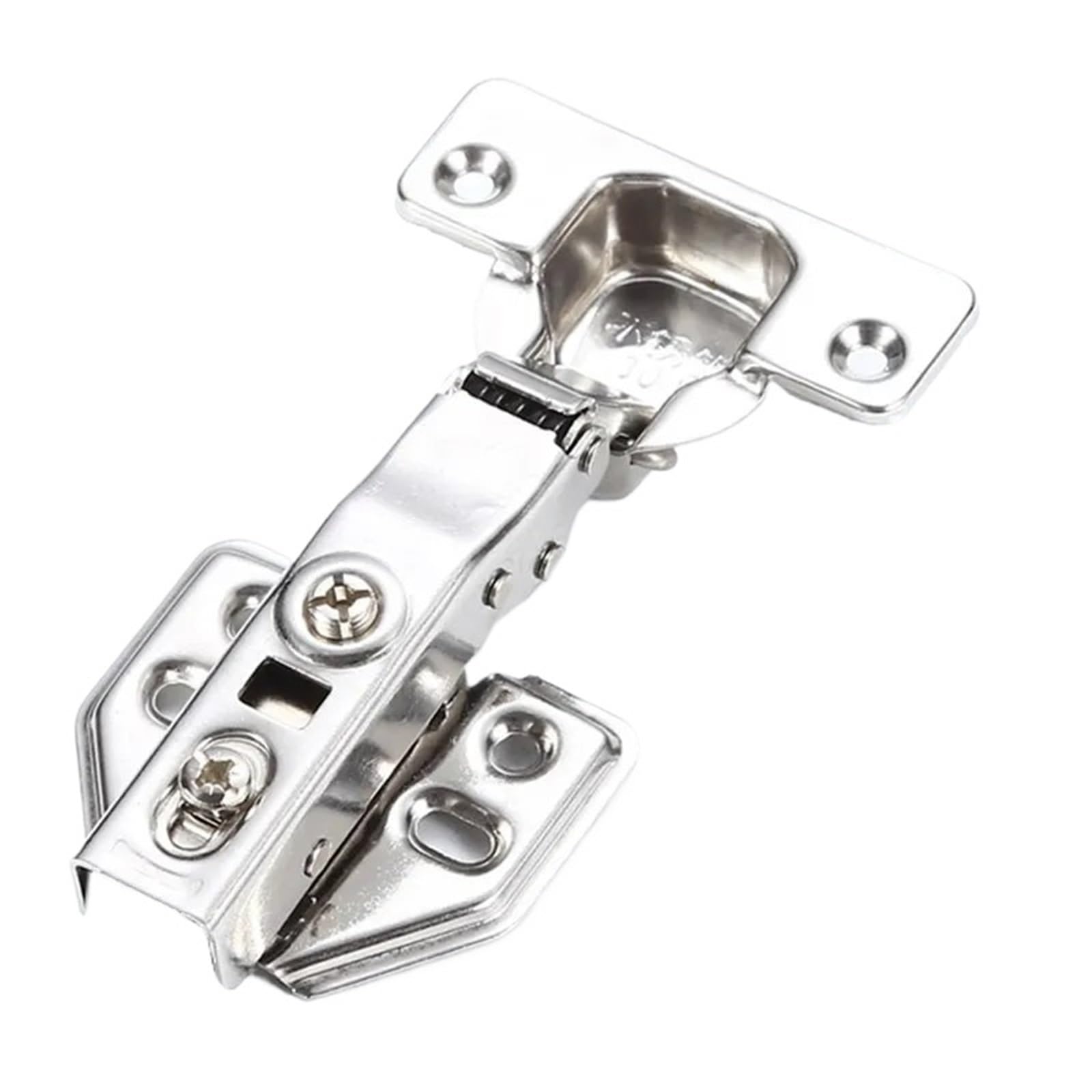 Kdhcvkz Full-Overlay 4Pcs Hinge Stainless Steel Cabinet Door Hinges(Full-Overlay)