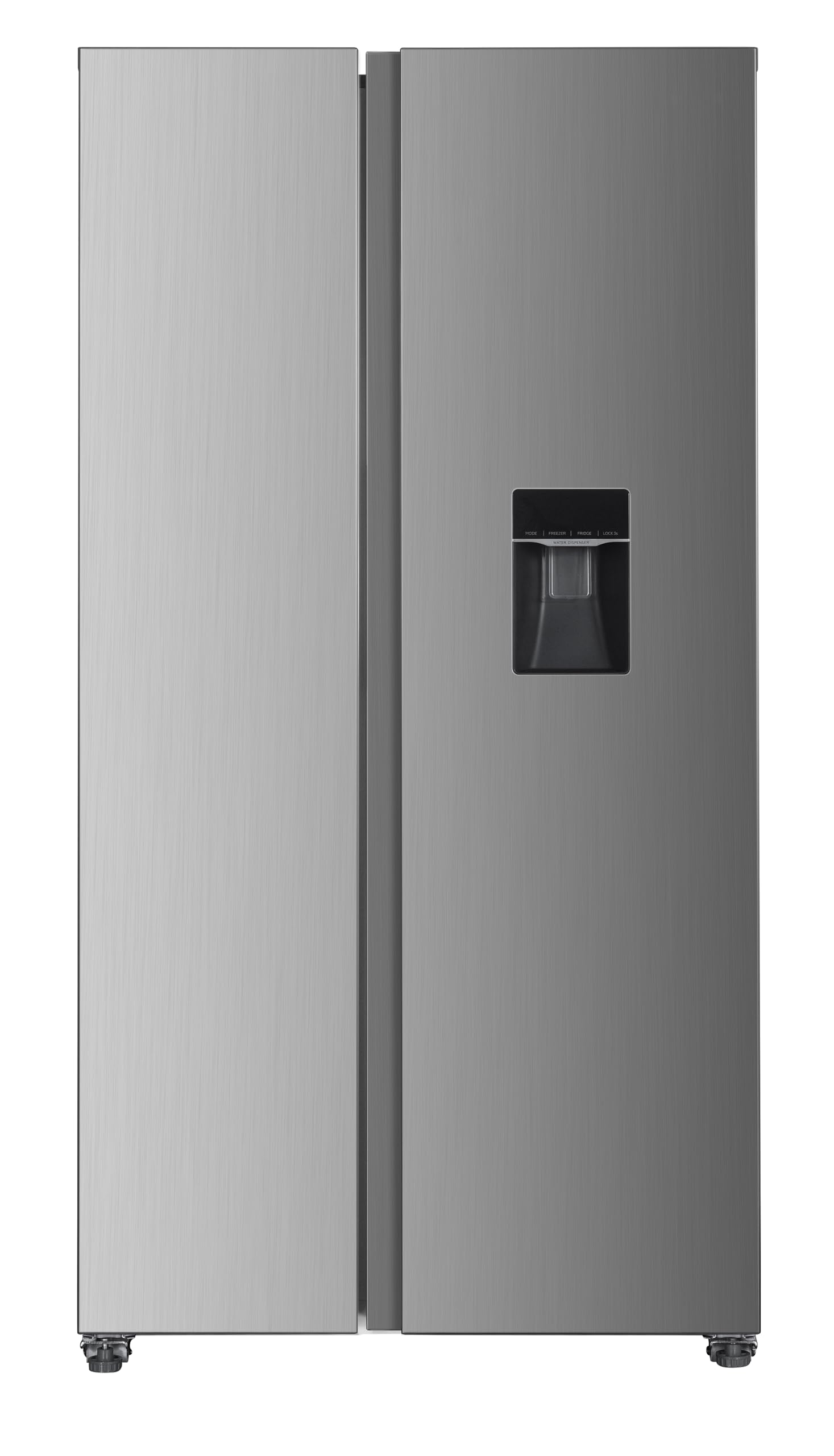 Respekta Halvar Side-by-Side 439 L, No Frost, dozownik wody, Inox Look