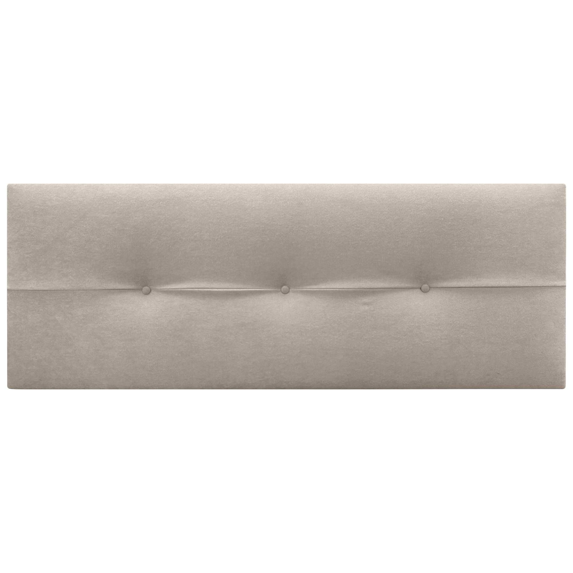 DHOME Cabecero de Polipiel o Tela AQUALINE Pro cabeceros Cabezal tapizado Cama Lujo (Tela Beige, 135cm (Camas 120/135/140))