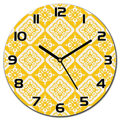 Horloge en verre sécurité 30 cm moderne impression haute définition - 2