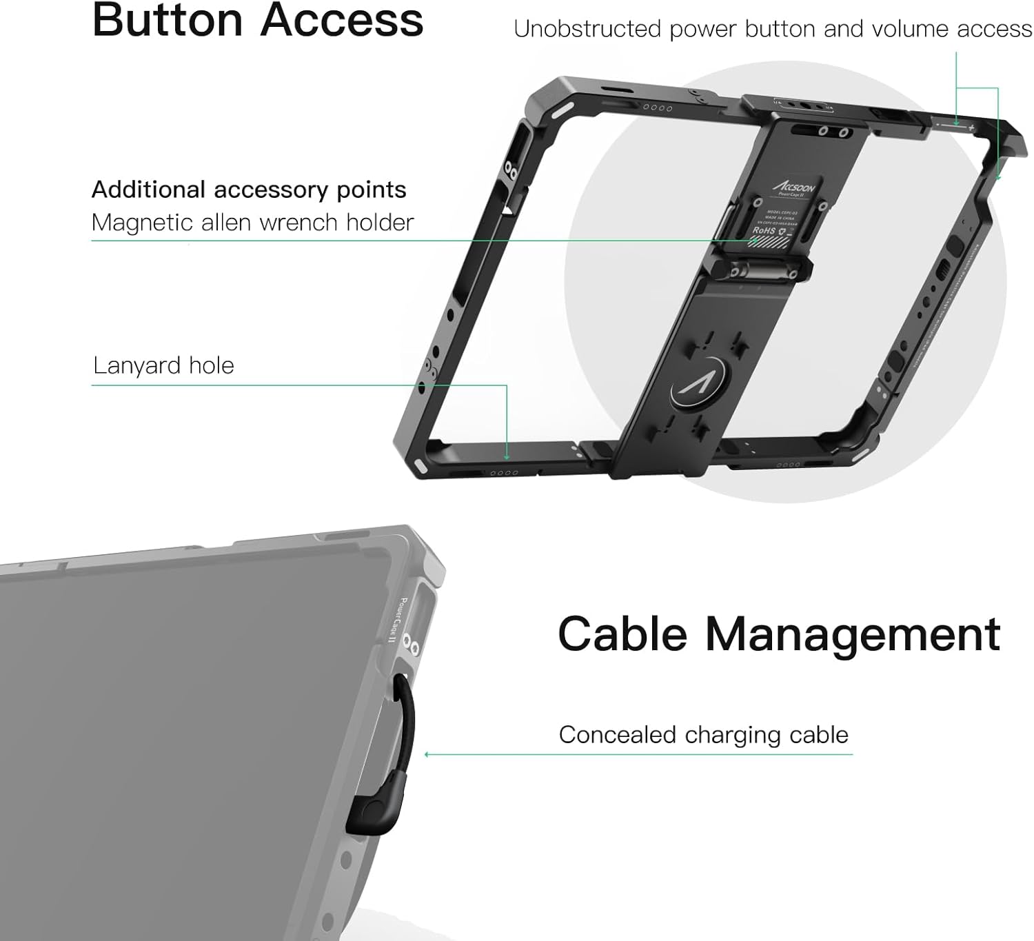 Accsoon Power Cage II for iPad (POWERCAGEII)