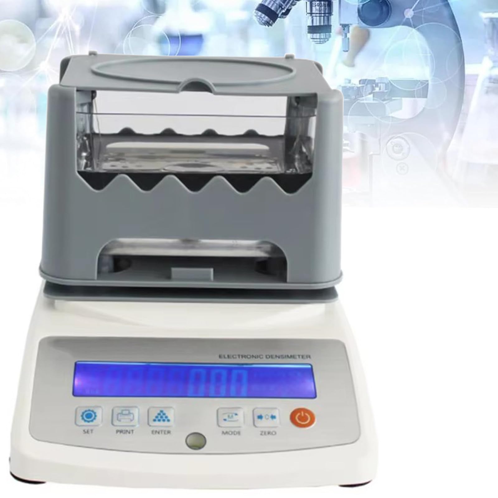Medidor Electrónico de Densidad de Sólidos, Densímetro de Sólidos Digital de Alta Precisión, Pantalla LCD, Medición Estable, para Equipos de Laboratorio Industriales,1200A
