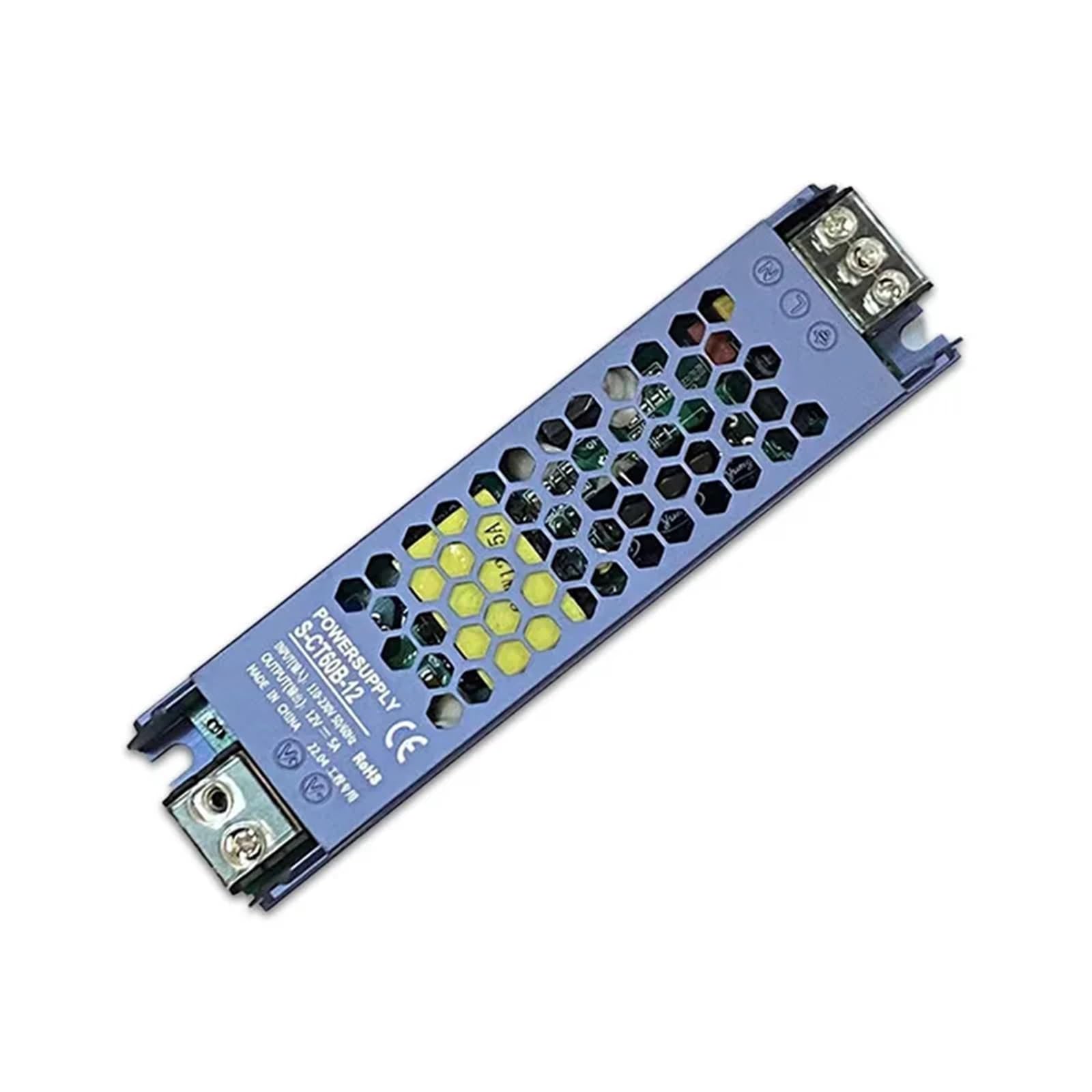 Alimentation à découpage 60W 12V CC transformateur vitrine LED
