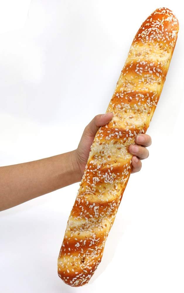 Nice purchase Artificial Bread Fake Simulation Realistic Food Cake French Bread Loaf Baguette Dessert for Decoration Display Props Real Model (B)