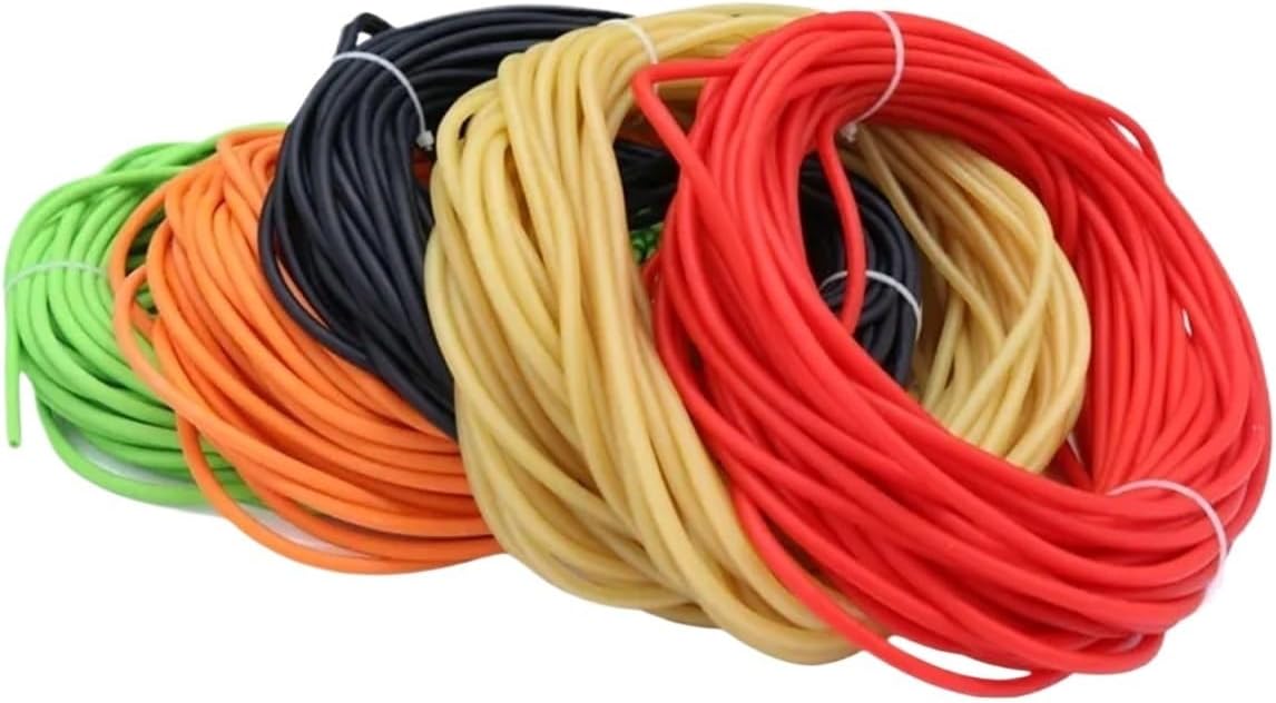 Rubber Tubing 20M Nature Latex Rubber Hoses High Resilient Elastic Surgical Medical Tube Slingshot Catapult For Home Hospital Laboratory(Black)