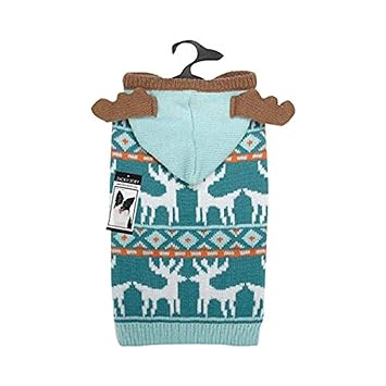 Zack & Zoey Elements Antler Sweater, X-Large, Blue
