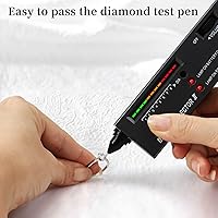 Vista 5 de SAMIOVJ Moissanite Engagement Rings for Women, 1ct 1.5ct 2ct D Color Round Diamond Solitaire Engagement Ring, White Gold Plated Sterling Silver