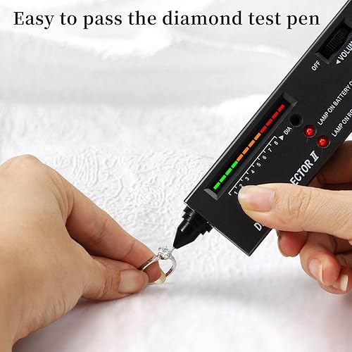 Miniatura 5 de Anillos de compromiso de moissanita de 1 ct y 1.5 quilates de 2 quilates para mujer, anillo de diamante de laboratorio solitario redondo de color D