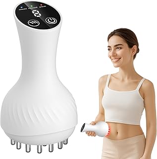Lymphatic Drainage Massager & Anti Cellulite Massage Tool,New Lymphatic Massager,Helps Reduce Stretch Marks & Cellulite，for Belly, Arms & Legs,Body Sculpting Machine with Heat & Vibration
