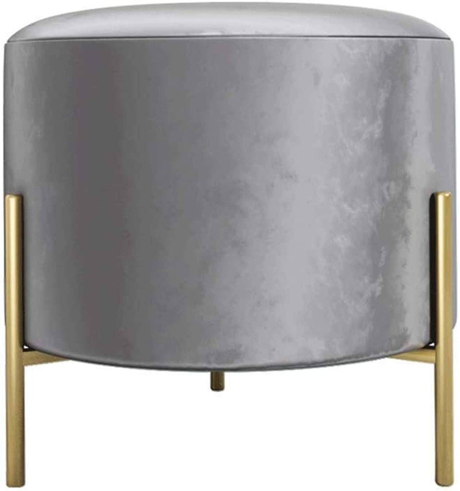 Tabouret repose-pieds coiffeuse en style nordique et banc de change compact 40x40cm