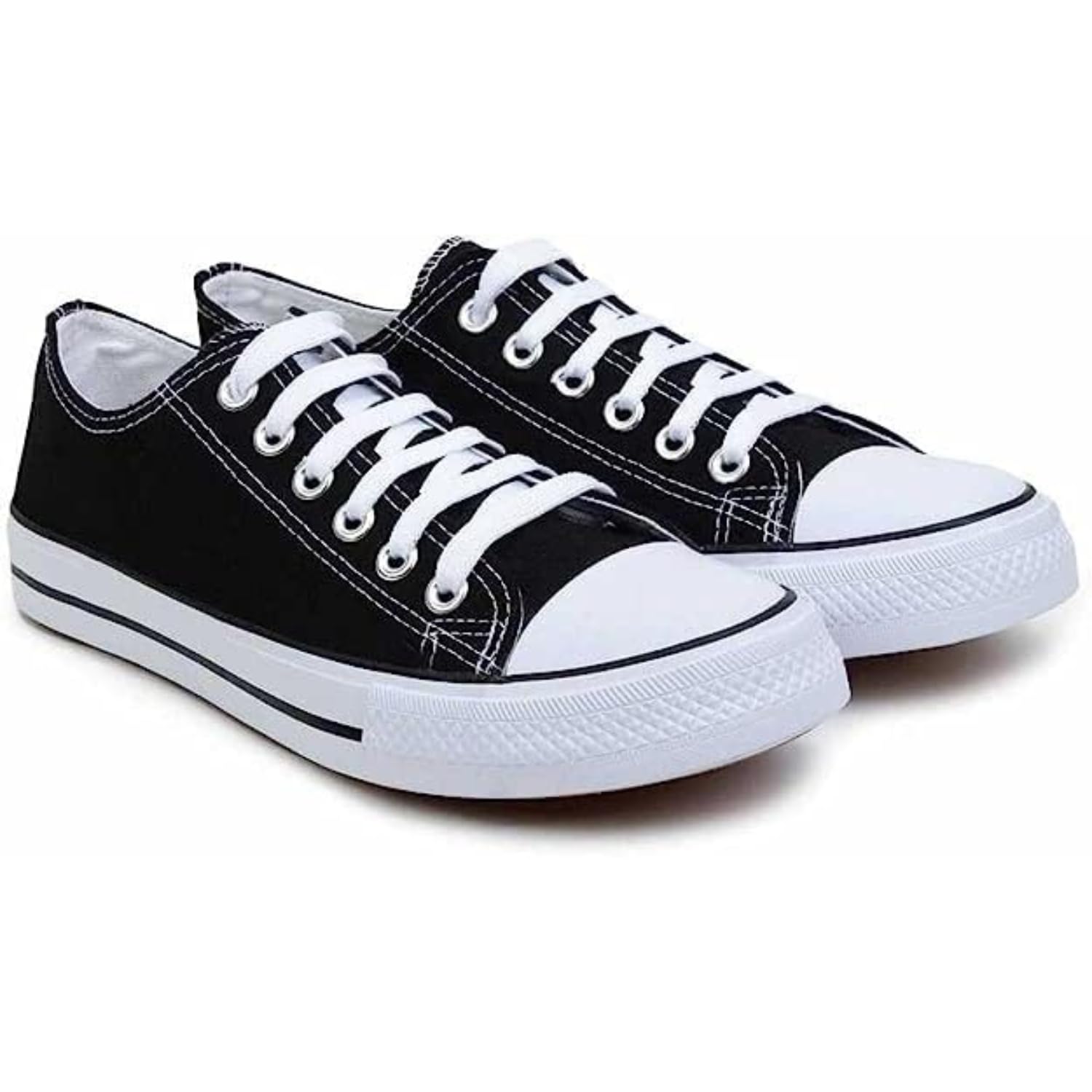 SPADE CLUB Step Up Your Style: Elevate Your Footwear Game With Our Premium Women Canvas Shoes And Sneakers Collection Lace-Up No Heel Comfortable Fit And Exceptional Style (Black), 4 Uk (B096ZK48RY) Amazon Price History, Amazon Price Tracker