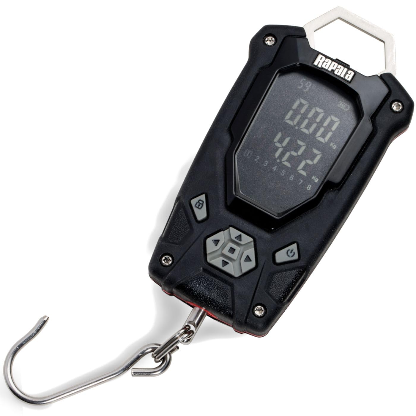 Scala Digitale RCD, 25 Kg di Pesomassimo, Nero