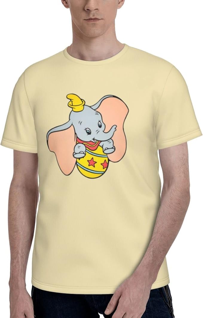 Amazon Co Jp メンズtシャツ メンズ 服 半袖 丸首 ディズニー ダンボ 1 インナーシャツ 吸汗速乾 快適 春 夏 秋 冬男女兼用 夏服 Tシャツ カジュアル ジャージ ファッション
