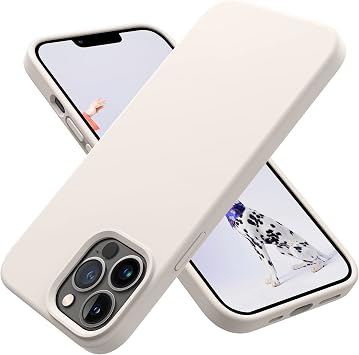 OTOFLY Designed for iPhone 13 Pro Max Case, Silicone Shockproof Slim Thin Phone Case for iPhone 13 ProMax 6.7 inch Stone