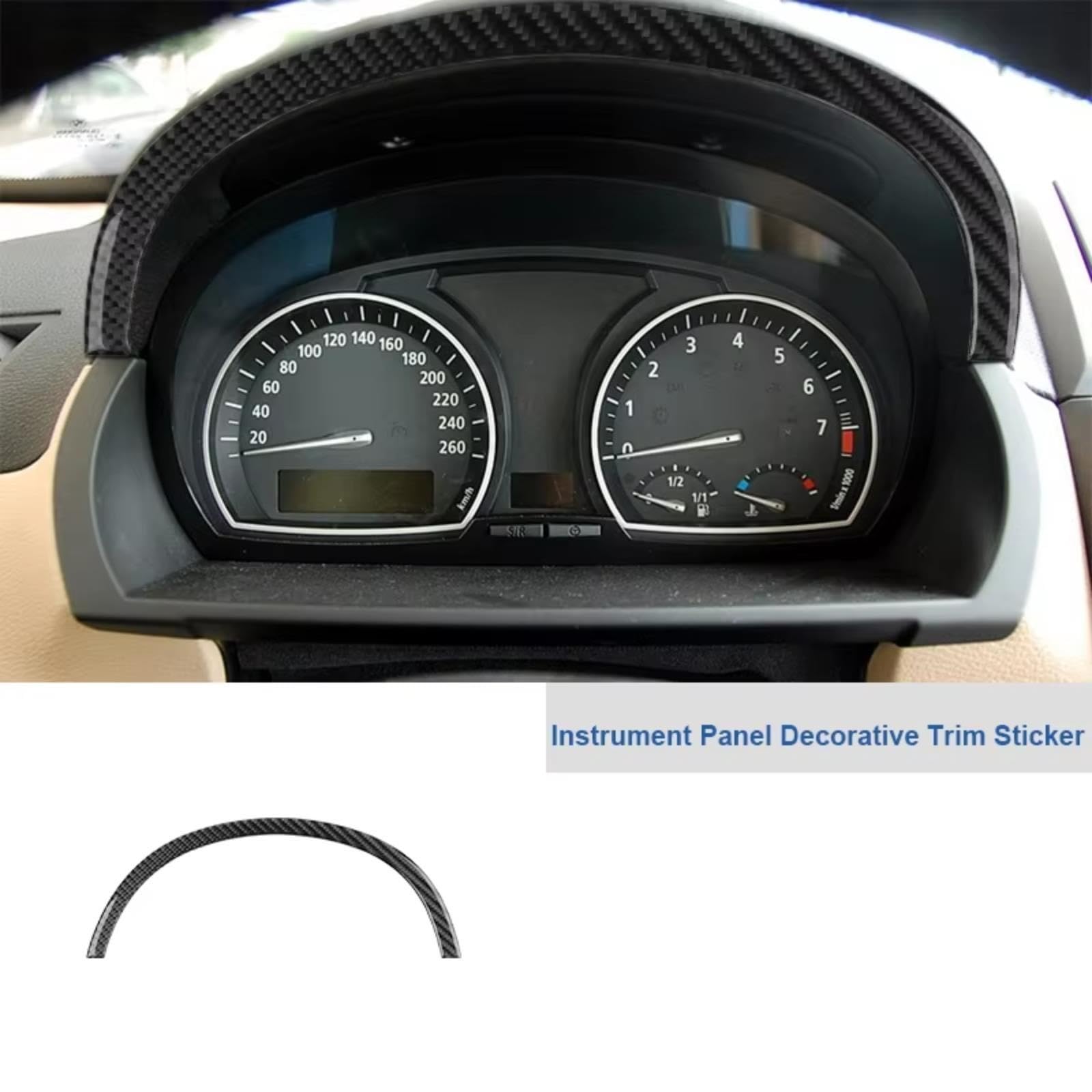 Adesivi Per Pulsanti Auto Per BMW X3 E83 2004-2008 2009 2010 Adesivo | Cruscotto Dell'auto Pannello Strumenti Striscia Decorativa Interni Adesivo Accessori Per Auto(Model 1)