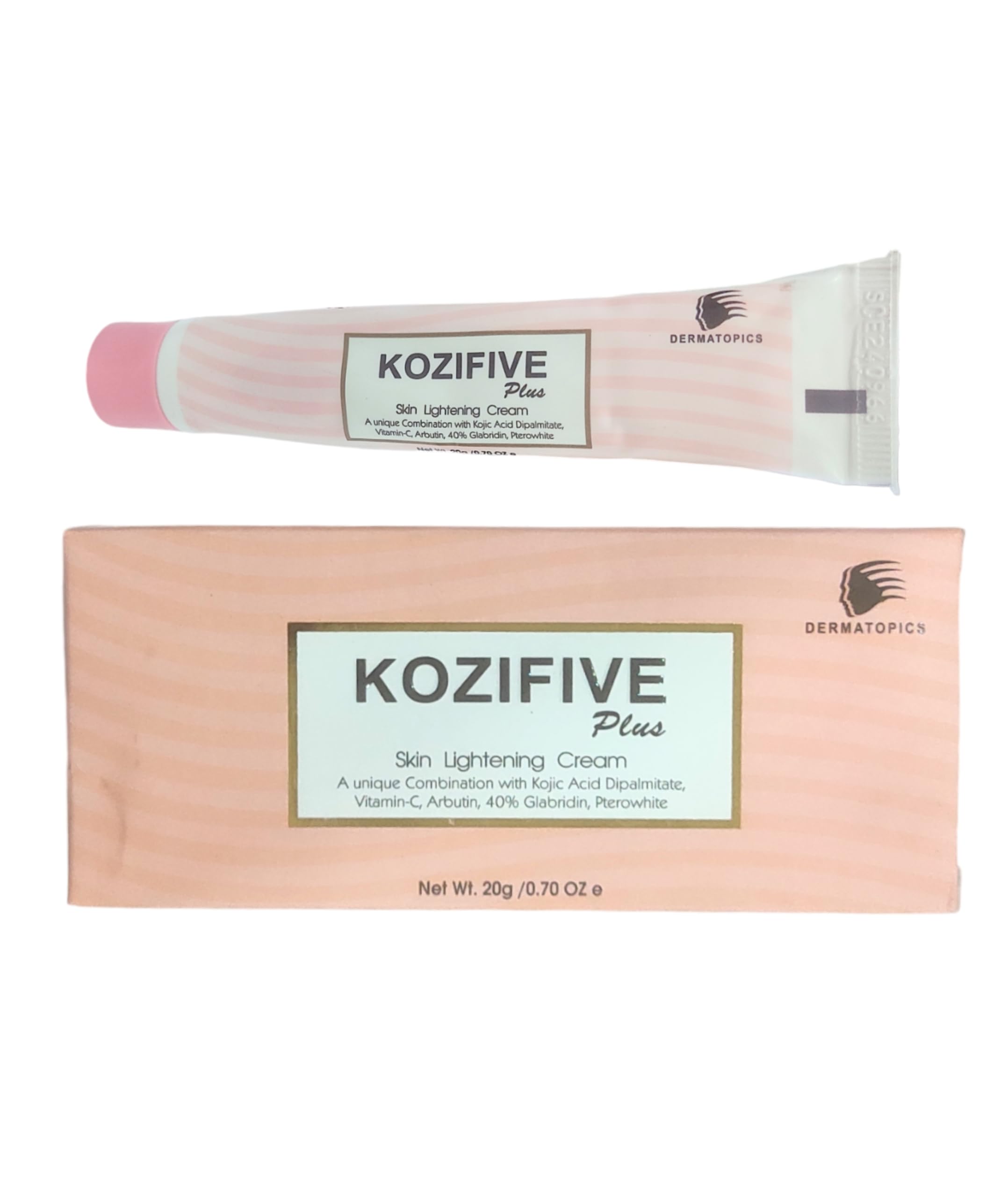 Plus Skin Lightening Cream Kojic Acid Vitamin C Arbutin Glutathione