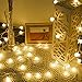 Produktbild Lepro Lichterkette Kugeln 13M 100 LEDs, Partybeleuchtung Außen 8 Modi, ideale Strom Weihnachtsbeleuchtung für Innen Outdoor Balkon Garten Hochzeit Party Weihnachten Deko, Warmweiß Partylichterkette