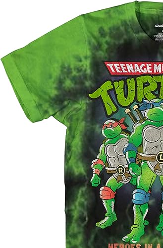 Miniatura 6 de Teenage Mutant Ninja Turtles Camiseta de teñido anudado para hombre Heroes in A Half Shell