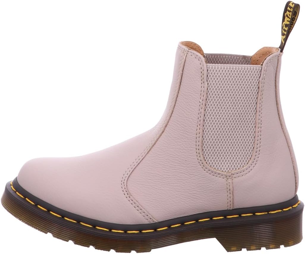 Dr. Martens Womens 2976 Virginia Leather Chelsea Boot, Vintage Taupe, 9 - Image 3