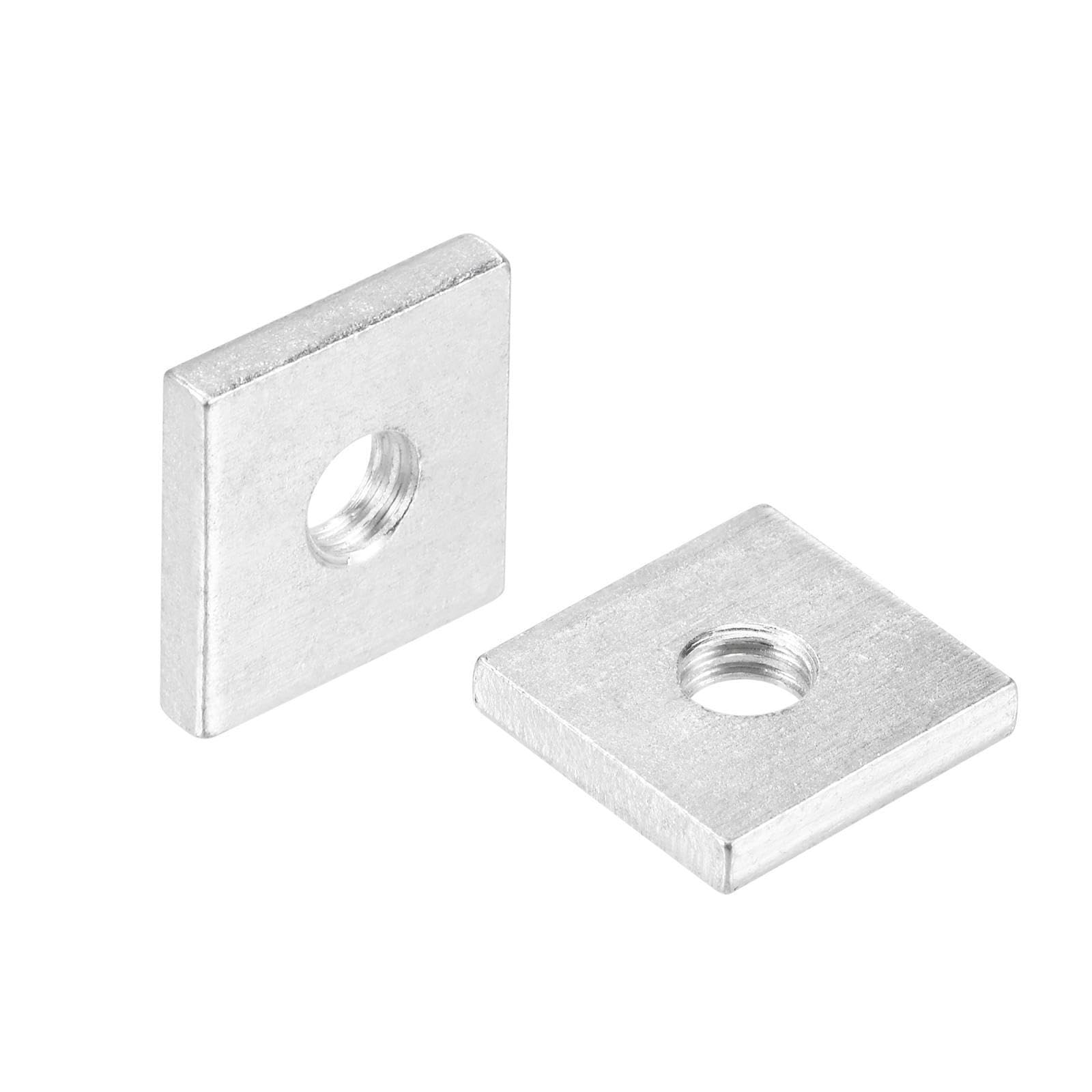 Tool Parts and Accessories Square Nuts M6x16mmx3mm Zinc-Plated Metric Coarse Thread Assortment Kit 25pcs (#CN-140824-14138)