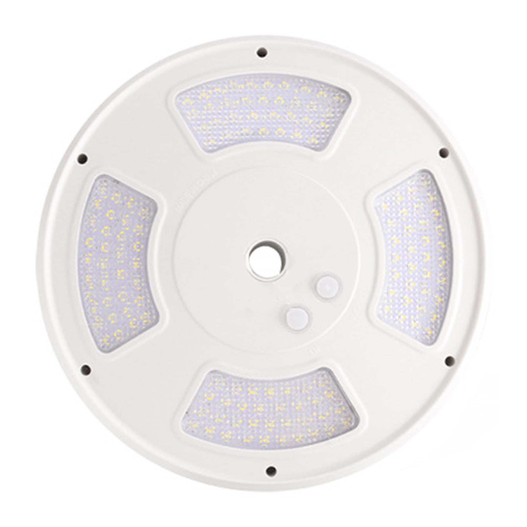 Lampe solaire mât de drapeau à 128 LED étanche IP65 avec allumage automatique
