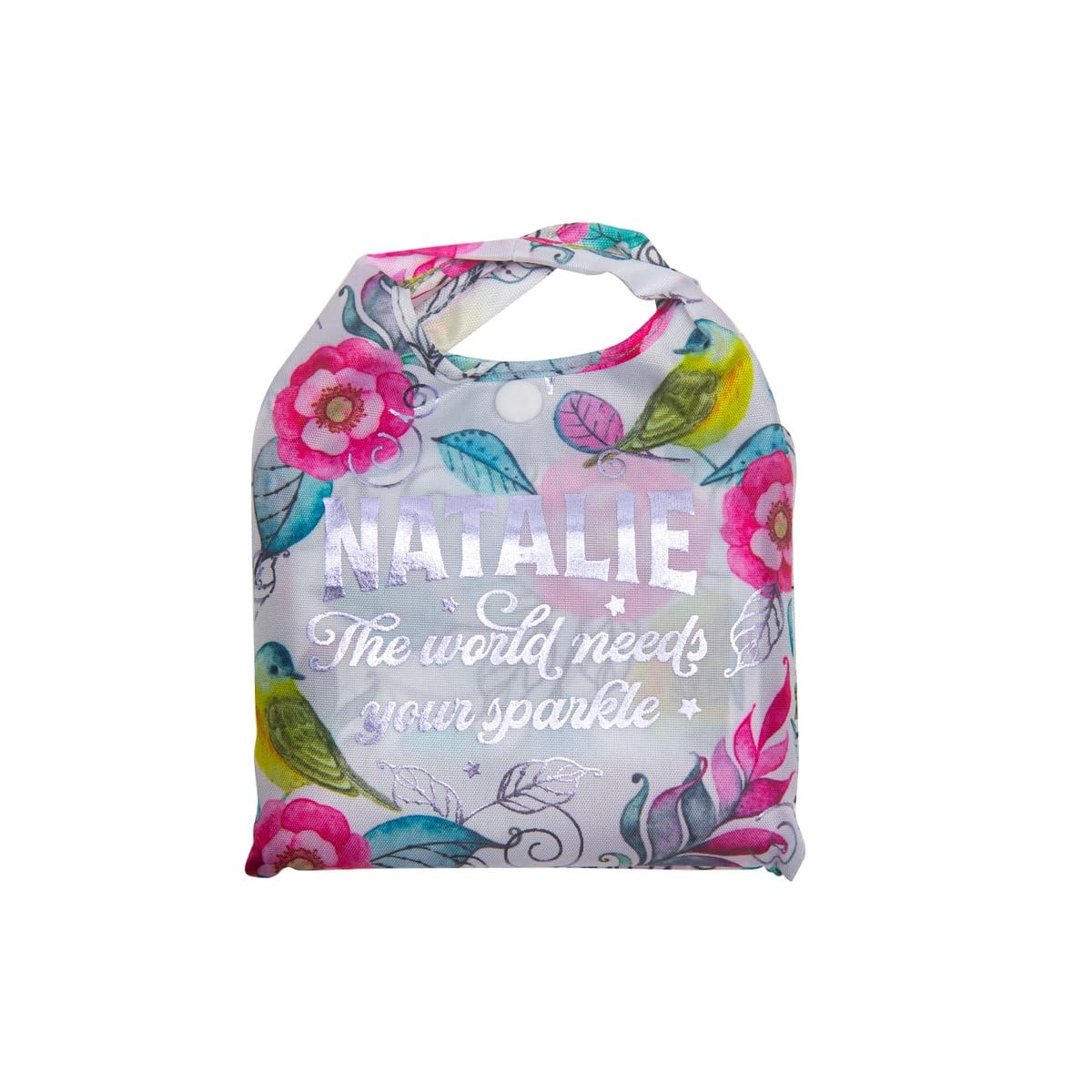 History & Heraldry Personalised Sparkle Shopper Bag (Natalie) — image 1