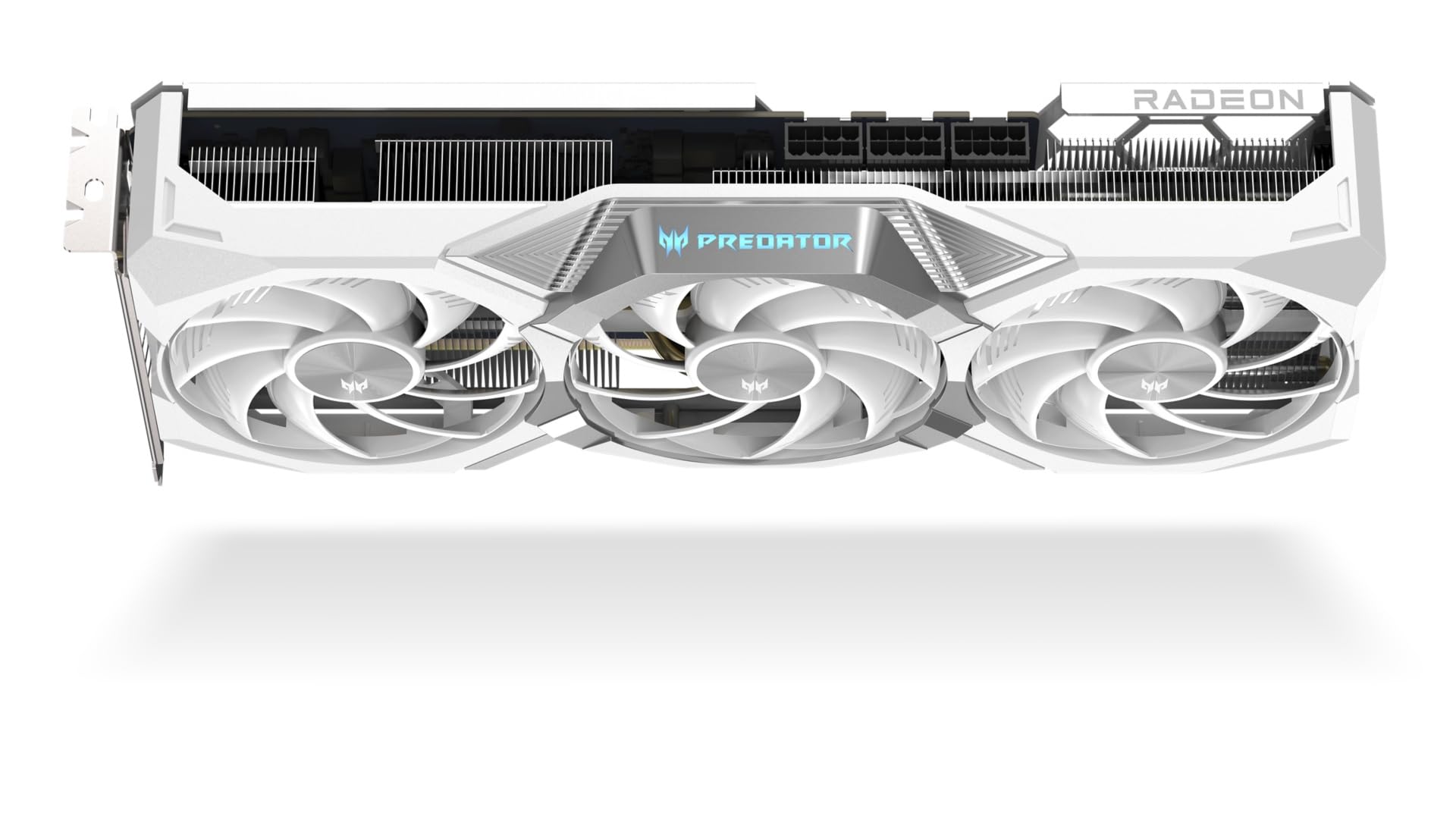 Acer Predator BiFrost Radeon RX 9070 XT OC - AMD Grafikkarte (16 GDDR6, 256 Bit, PCIe 5.0 x16, 1x HDMI 2.1a 3X DP 2.1) 3X FrostBlade 4.0, 3x8 pin, Slot Space: 2.6
