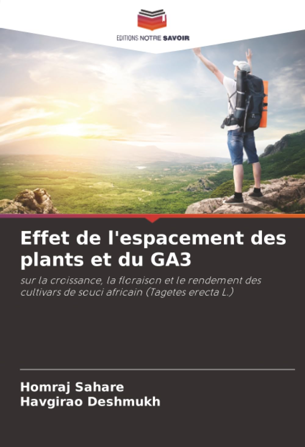 Effet de l'espacement des plants et du GA3: sur la croissance, la floraison et le rendement des cultivars de souci africain (Tagetes erecta L.)