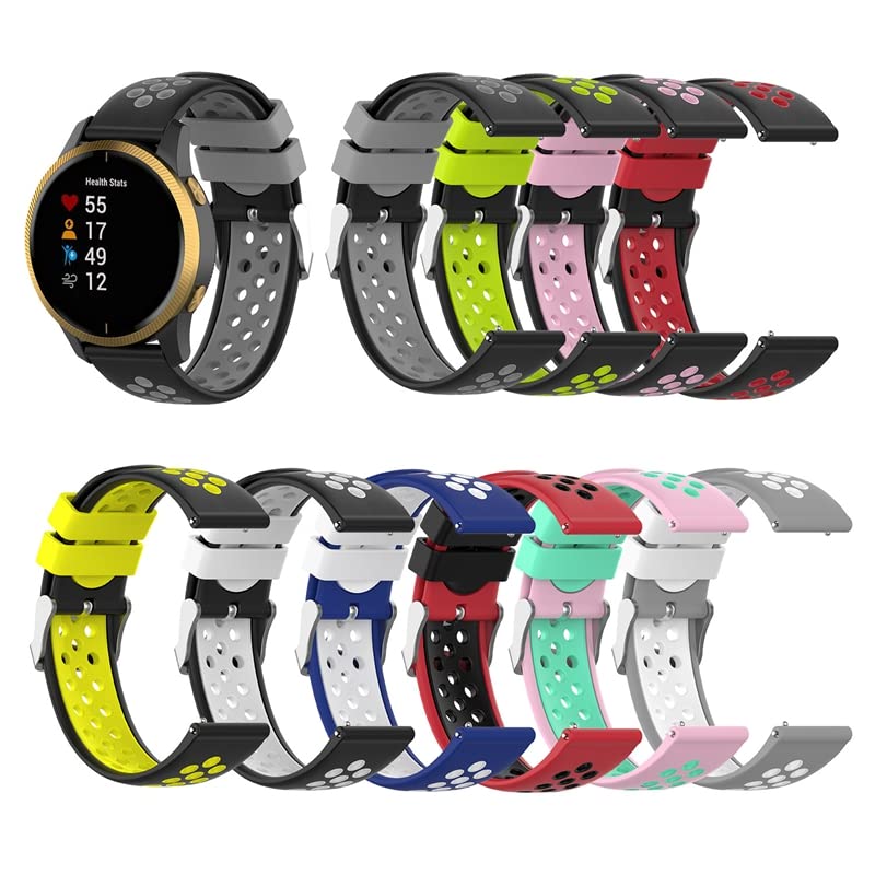 Bracelet silicone montre Garmin Venu rechange interchangeable 22mm - 2